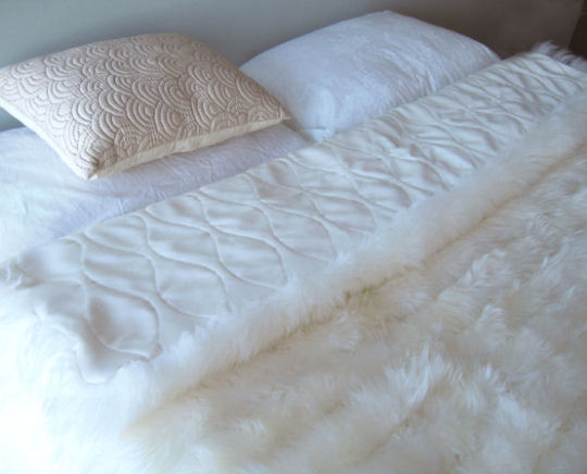 DELUXE SHEEPSKIN BED COVERS:$485